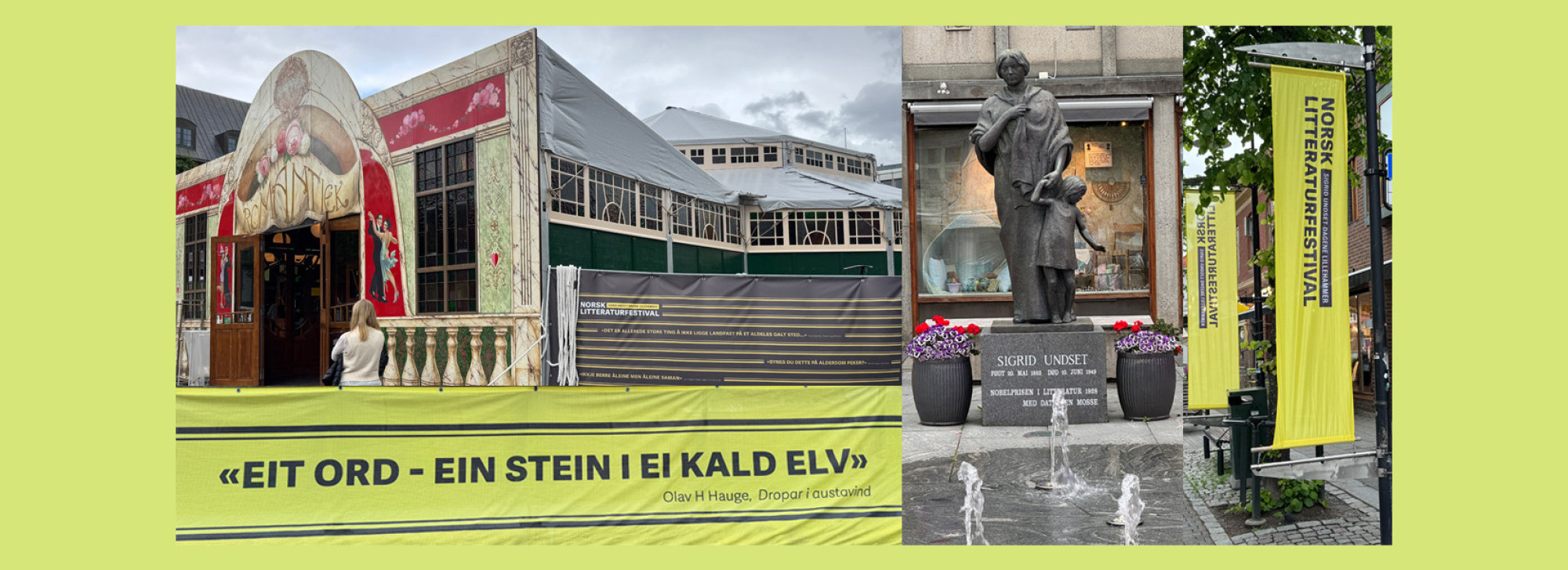 Litteraturfestivalen er en viktig dugnad for Lillehammer Rotaryklubb