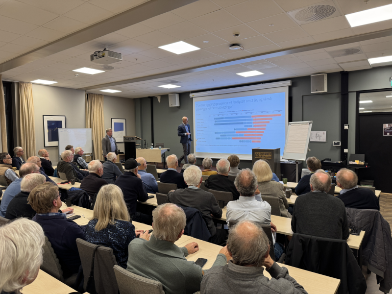 Interessant foredrag om Nye veier og utbyggingen av E6 forbi Lillehammer