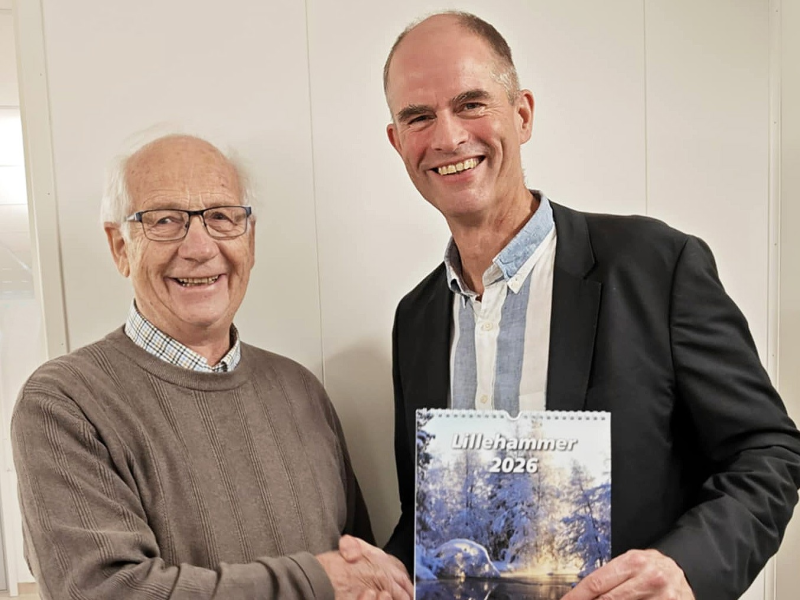 Lillehammerkalenderen 2026 – en gave til Lillehammer kommune.
