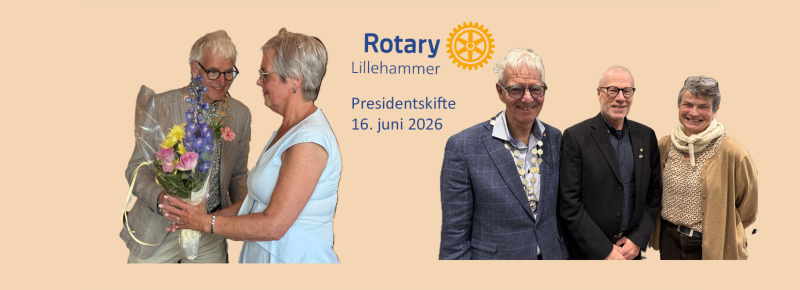 Presidentskifte og sommeravslutning 16. juni kl 19:00