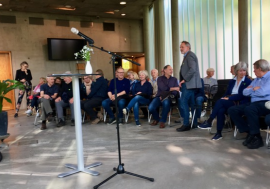 Medlemmene i Mesna og Lillehammer Rotary opplevde Bjerkebæk og utstillingen om Sigrid Undset