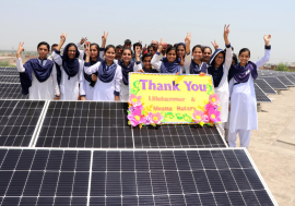 Lillehammer og Mesna Rotaryklubber har bidratt til grønn omstilling ved LAMS-skolen i Pakistan.