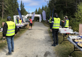 Stor innsats fra Lillehammer Rotary under dagens Birkebeinerløp.