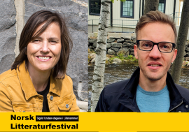 Rorarymøtet tirsdag kveld 19. april er viet Norsk Litteraturfesttival.